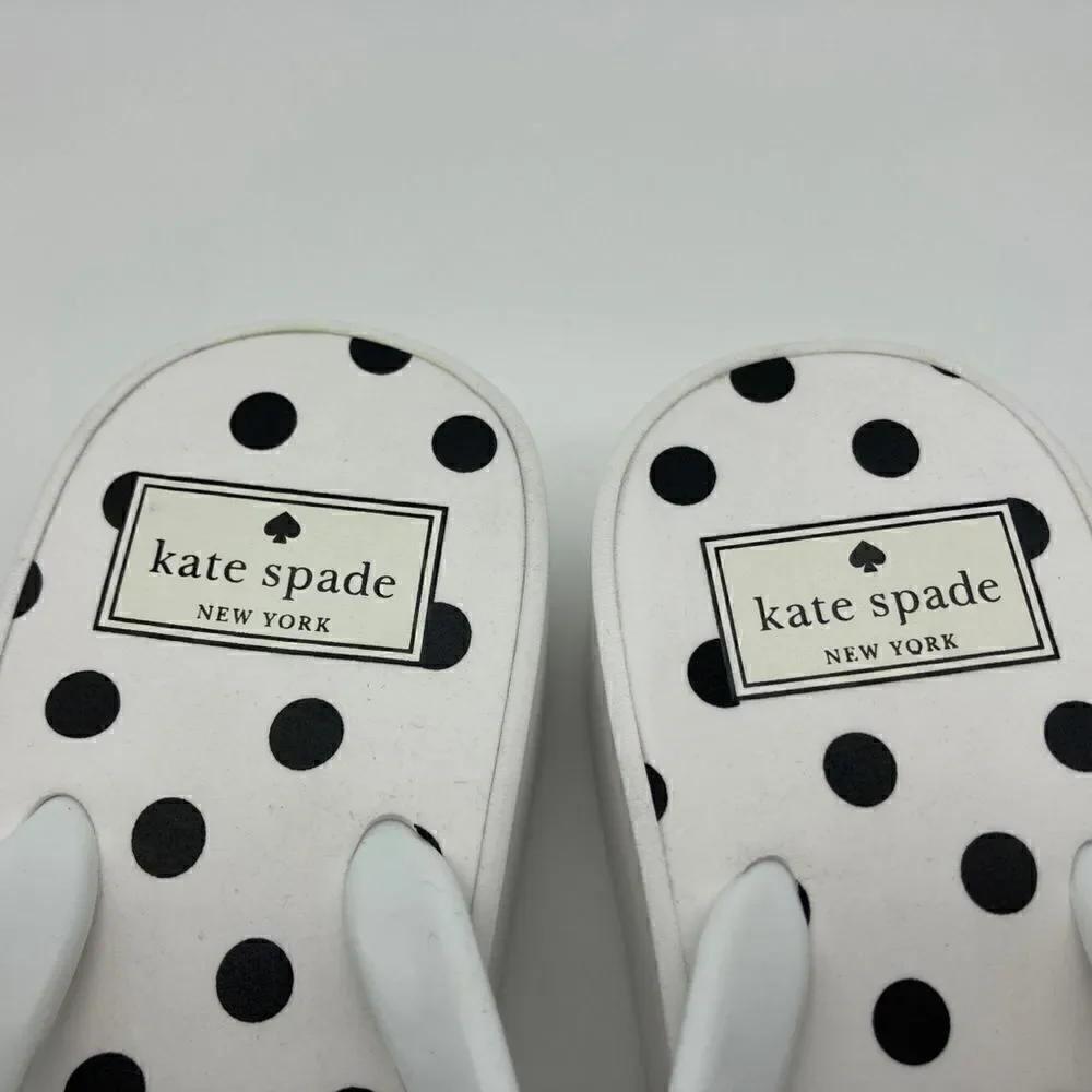 NWT Kate Spade Elena Platform Polka Dot Sandals Size 9B